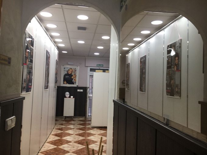 Interior del salón Paqui Domínguez